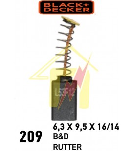 B&D 6,3X9,5X16/14 NO:209