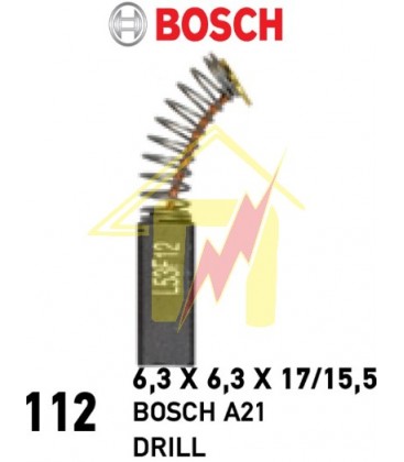 BOSCH 6,3X6,3X17/15,5 NO:112