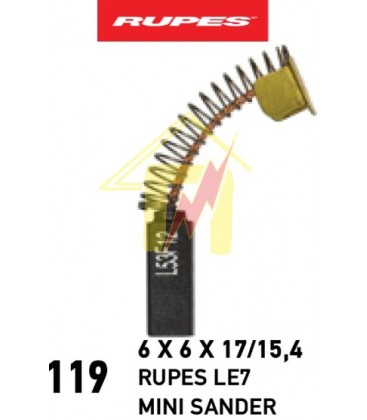 RUPES 6X6X17/15,4 NO:119