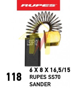 RUPES 6X8X16,5/15 NO:118