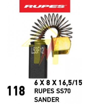 RUPES 6X8X16,5/15 NO:118