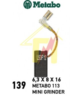 METABO 6,3X8X16 NO:139