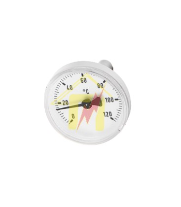 Θερμόμετρο 0-120°C Φ52 Πλαστικό
