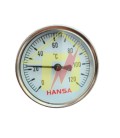 Θερμόμετρο 0-120°C Φ63 HANSA