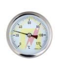 Θερμόμετρο 0-120°C Φ63 INAL