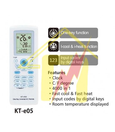 Χειριστήριο για A/C KT-e05