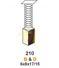 B&D 6X8X17/15 NO:210