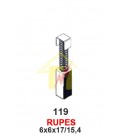 RUPES 6X6X17/15,4 NO:119